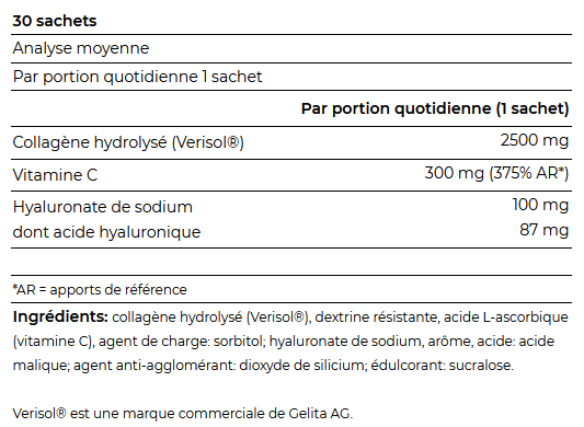 COLLAGENE HYDROLISÉ - Yamamoto (30x5g)
