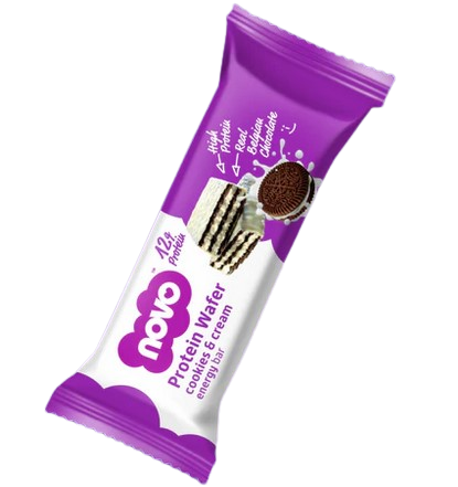 Protein Wafer - Cookies & Cream (40g)| NOVO