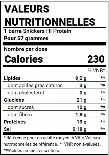 SNICKERS HI PROTEIN - Peanut Brownie (50g)