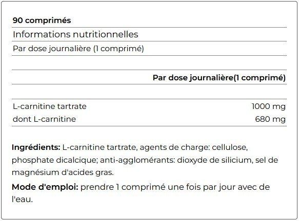 CARNITINE 1000 -Yamamoto (90 caps)