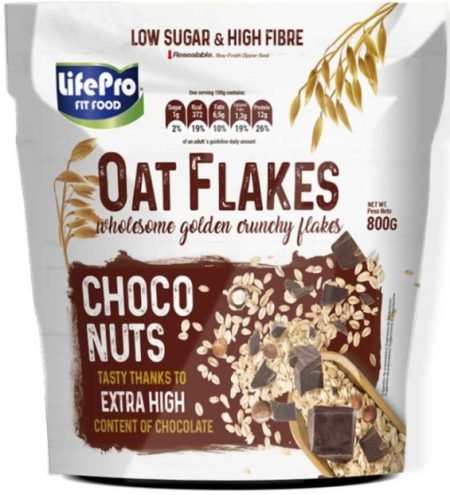 Oat Flakes Chocolat Noisette - 800g | LIFE PRO