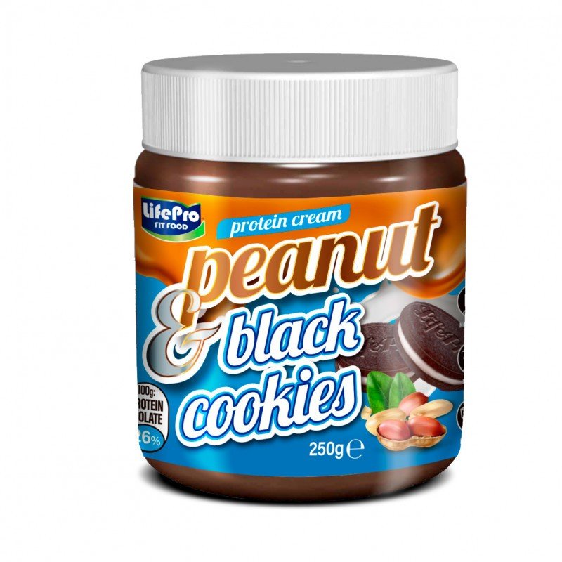PROTEIN CREAM - Peanut Black Biscuit - Life Pro (250g)