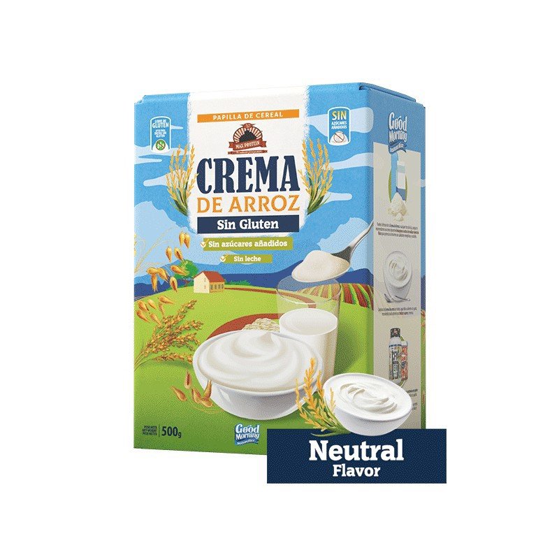 CREME DE RIZ - Neutre - Max Protein (500g)